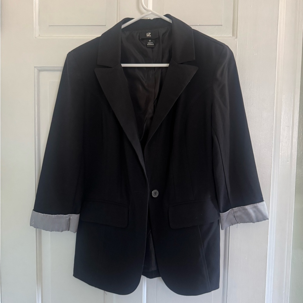 H&M Black Blazer Classic Suit Jacket